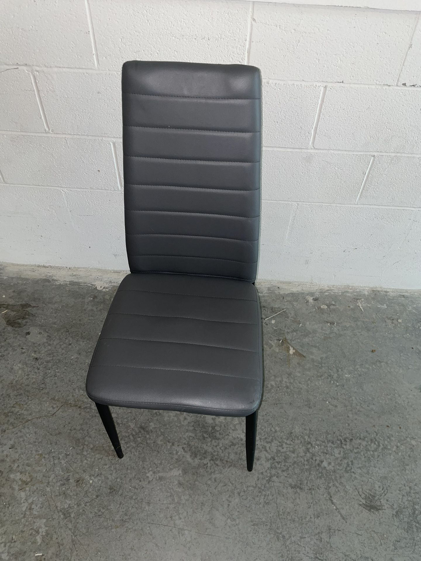 High Back Faux Leather Chair