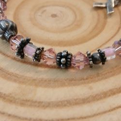 Breast cancer awareness bracelet