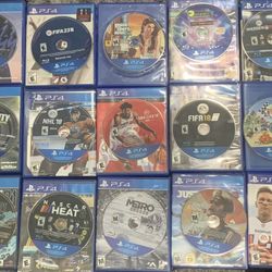 A lot Of PS4 Games