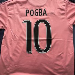 Pogba 2015 Away Jersey #10 Size M