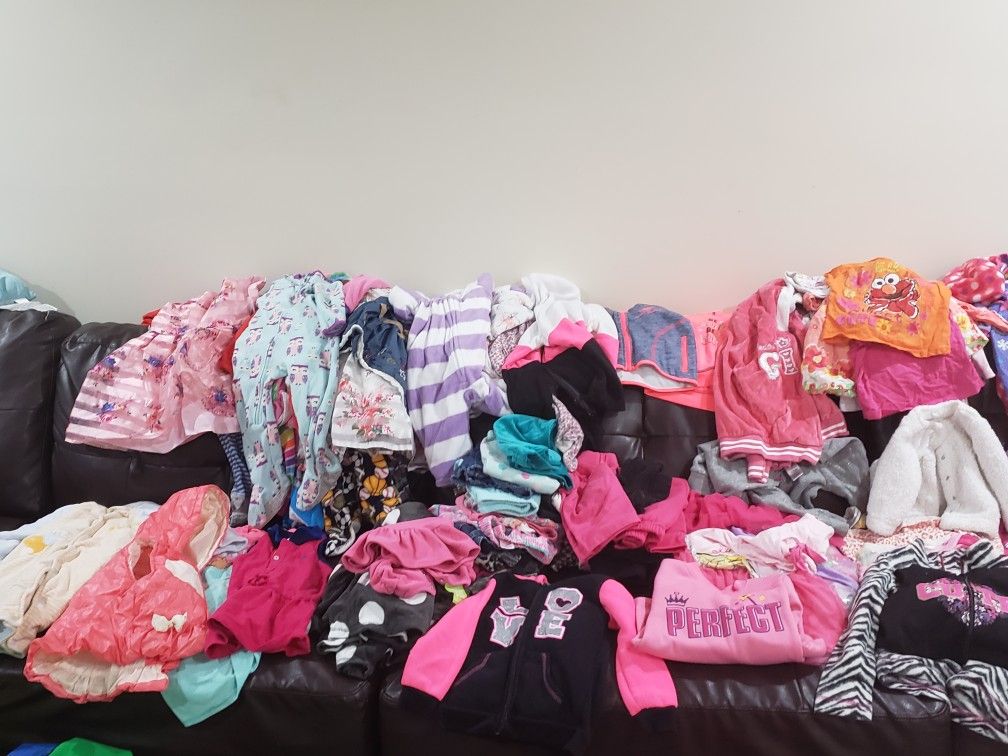 GIRL TODDLER CLOTHES MAINLY 5T- 6X. A FEW 3T