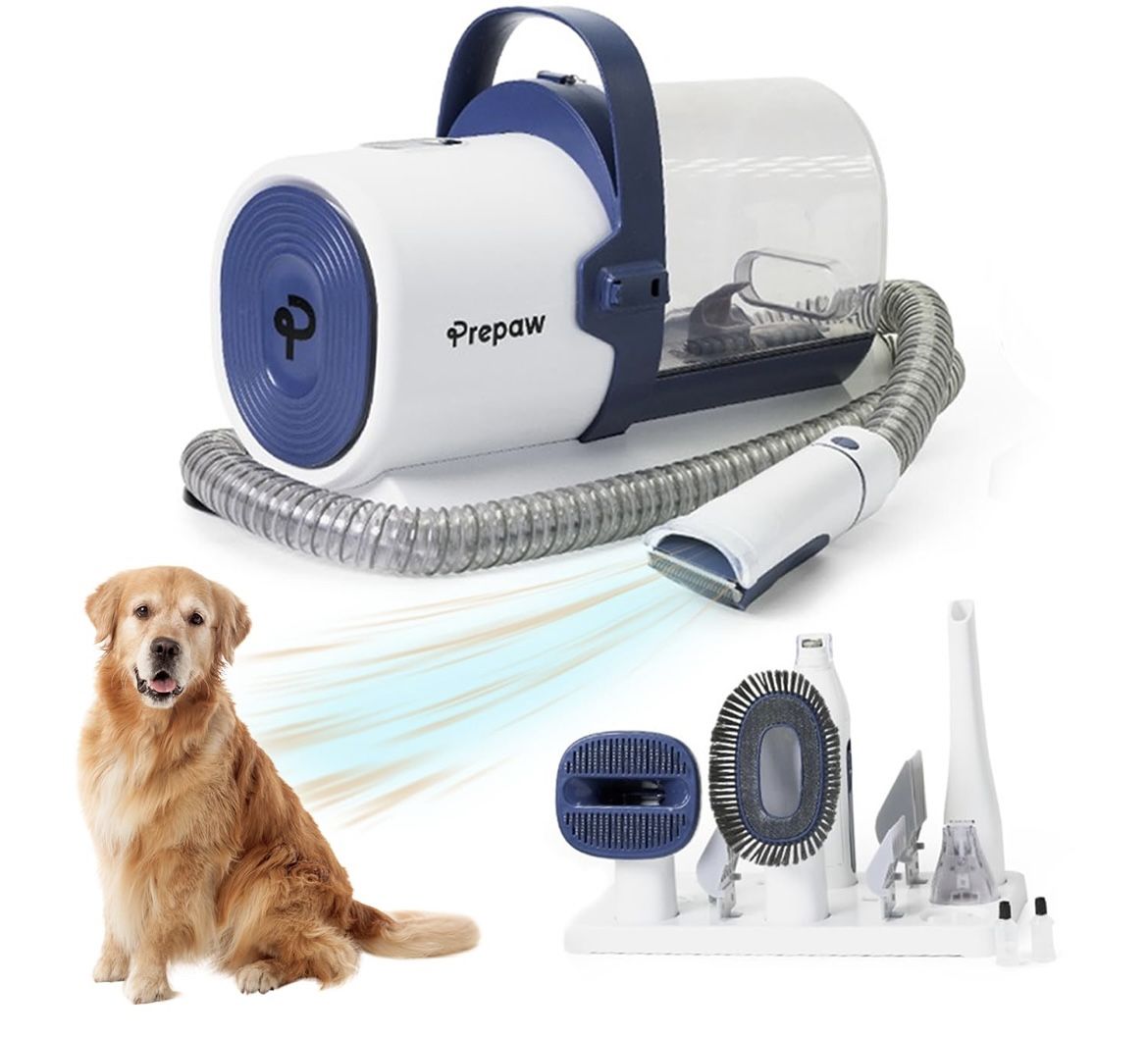 Premium Pet Grooming Kit with Vacuum, 11000Pa Suction Power