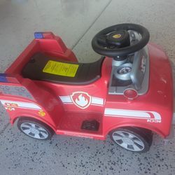 Kids Toys Ride On Fire Truck