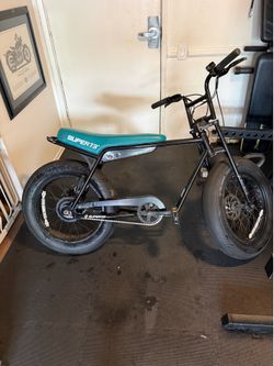 MINT Super73-Z1 Electric Bike – Gloss Black & Custom Green
