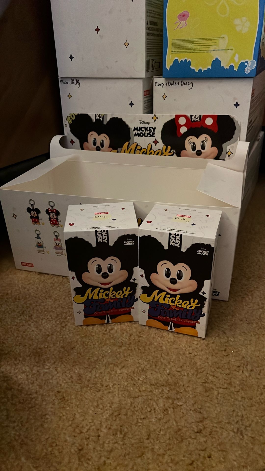 POPMART Mickey Family Vinyl Plush Pendants (Disney Characters)