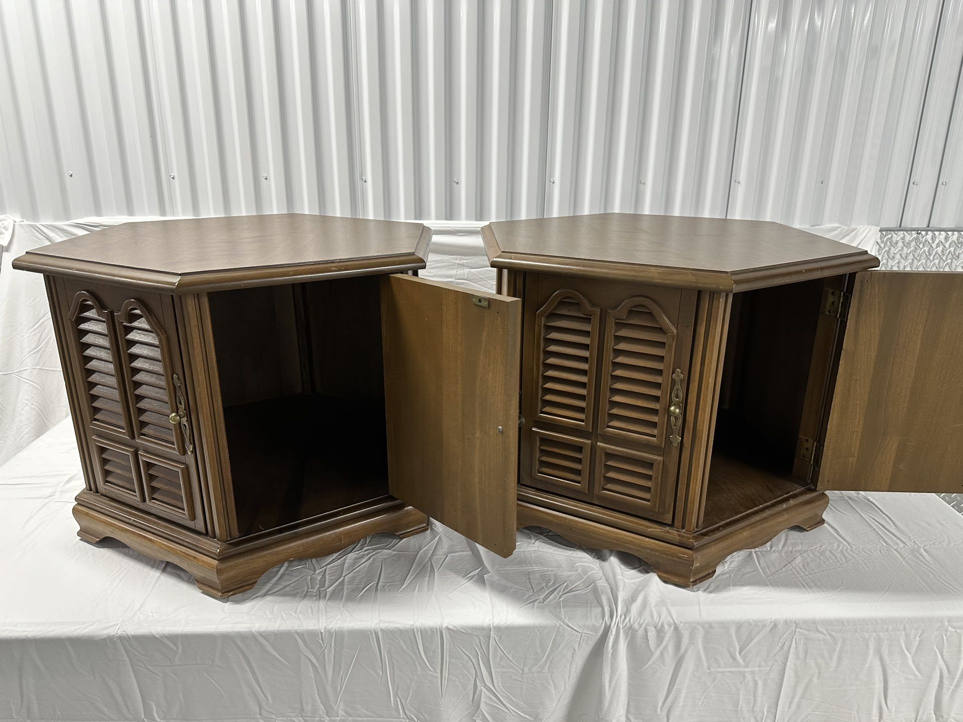 Mersman 72-04 Hexagon Side Tables