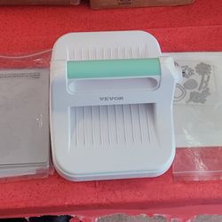 Manual Die Cutting and Embossing Machine, Portable Cut Machines, 6 in. Opening Scrapbooking Machine Full Kit Included