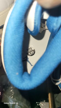 Jordan mid 1 se blue white 5.5y