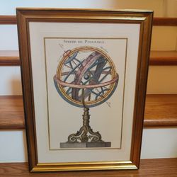 FRAMED PRINT - SPHERE OF PTOLEMY 