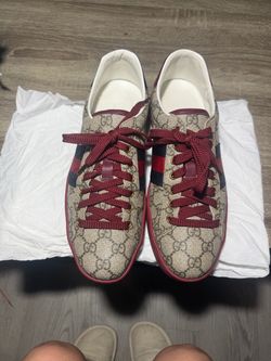 2018 Gucci Ace GG Supreme "Beige"