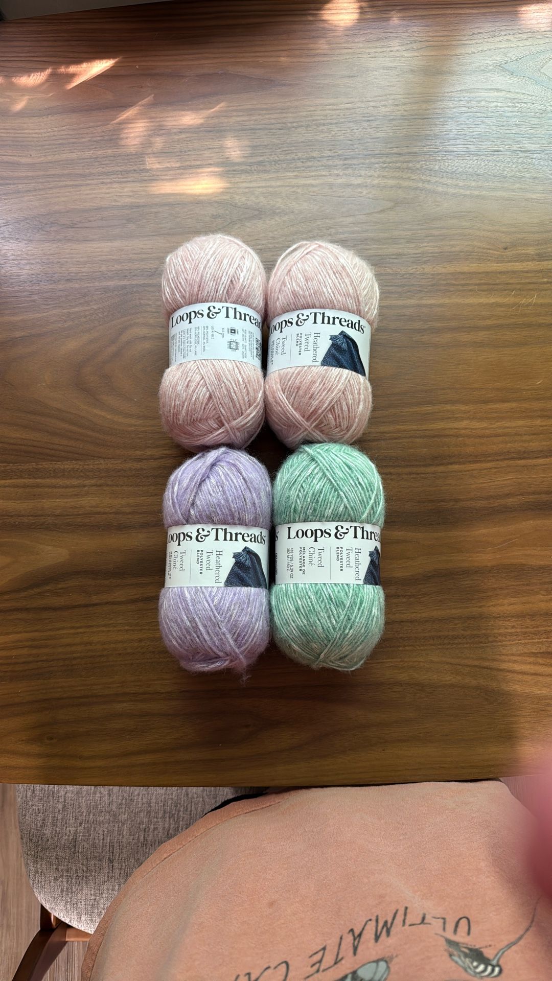 Pastel Polyester Yarn