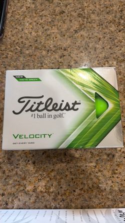 Titleist Velocity Matte Green Golf Balls
