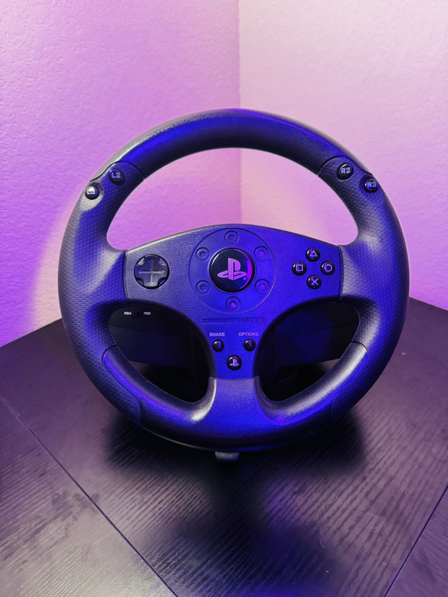 Steering wheel for PS4 and PS3