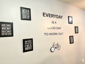 Motivational wall art collection