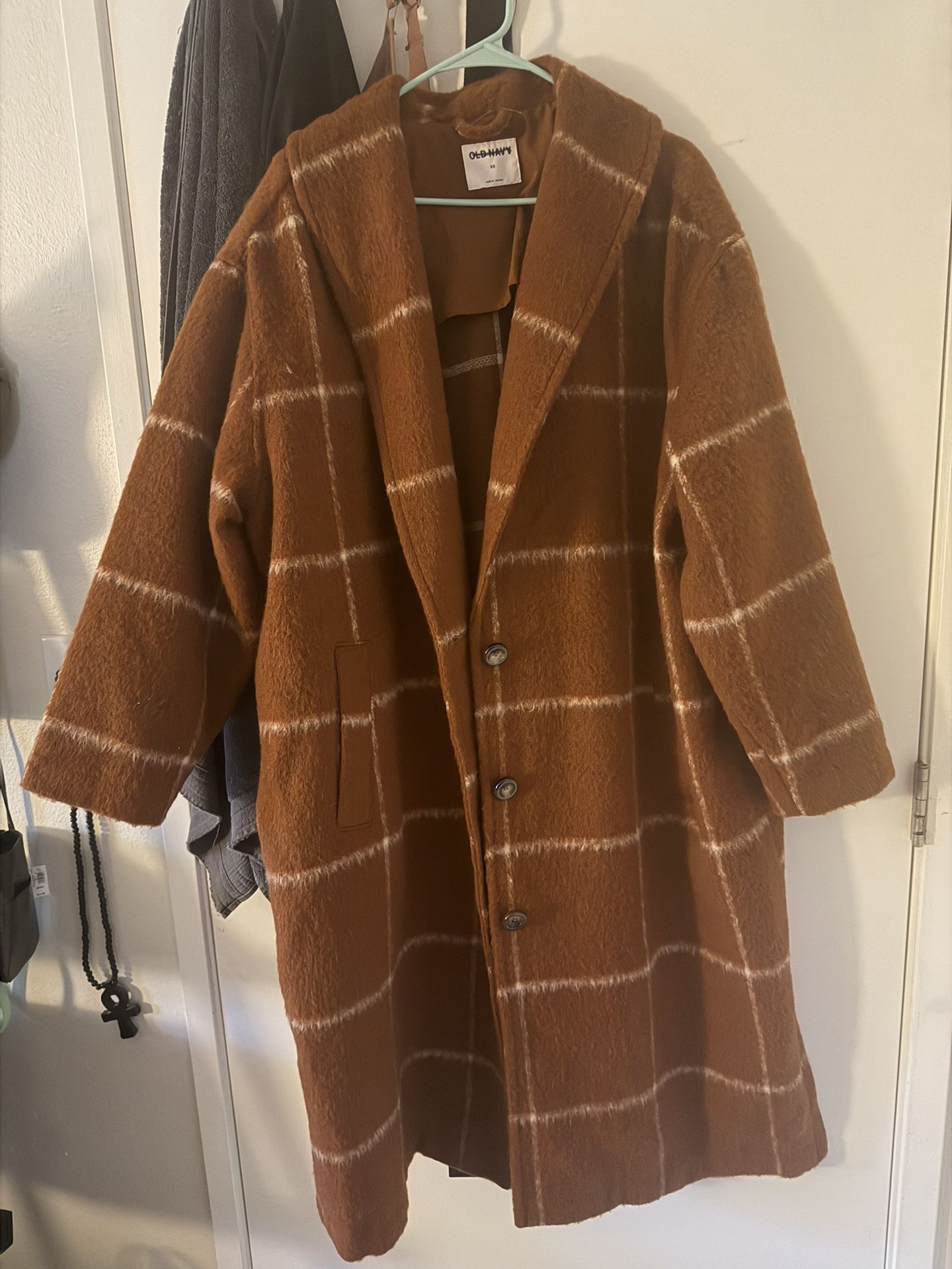 Orange Trench Coat 3x