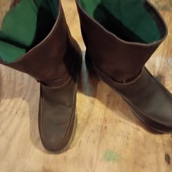 Georgia Boot Slip On Zip Up Size 13