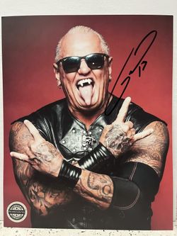 Gangrel Signed Autograph 8x10 Photo Pro Wrestling Tees PWT WWE Brood Vampire