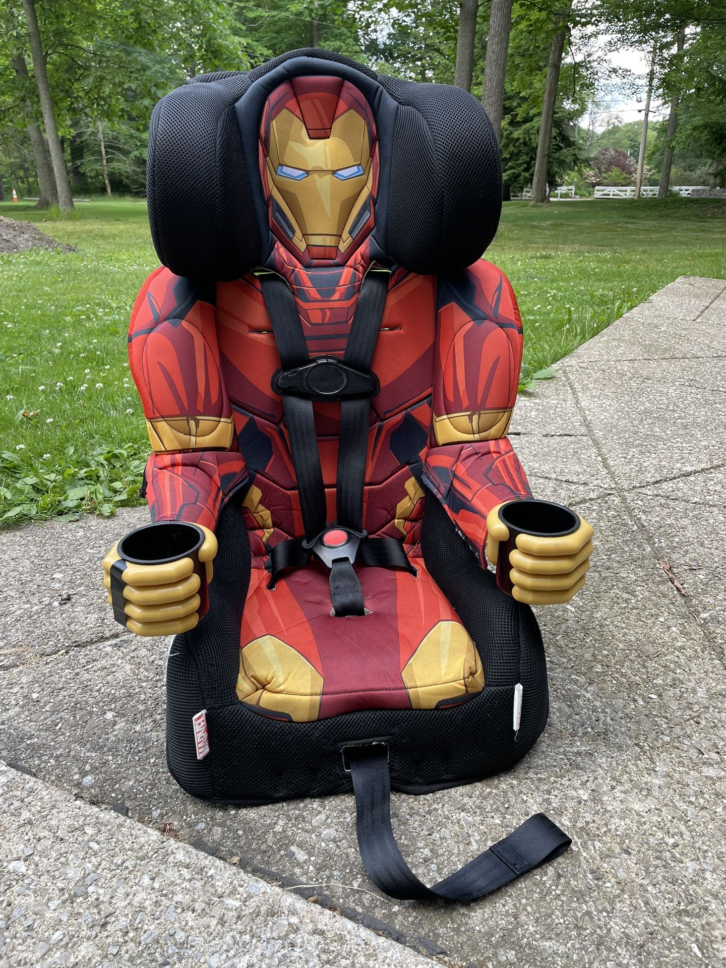 KidsEmbrace Combination Harness Booster Car Seat, Marvel Avengers Iron Man