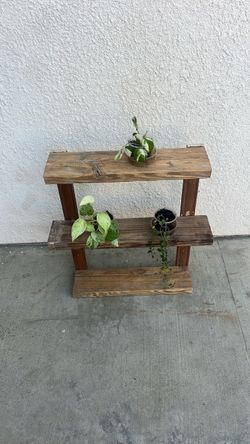 Wooden shelf
