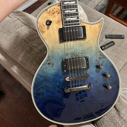 ESP E-II Eclipse Blue Fade
