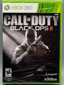 Call of Duty Black Ops II 2 Microsoft Xbox 360 Sealed New Authentic Activision