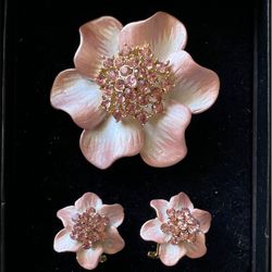 Earrings, Brooch, Jewellery set 