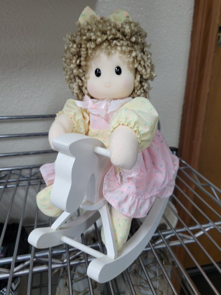 Rocking Horse Berkeley Designs Musical Doll It’s A Small World Works 10” Doll
$15