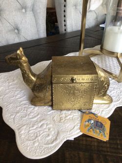 Brass inlay new decorative box