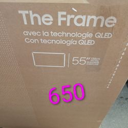 SAMSUNG 55" INCH QLED 4K THE FRAME TV LS03FAD 