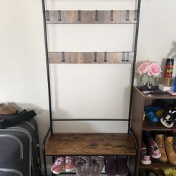 Coat Rack &shoe Bench