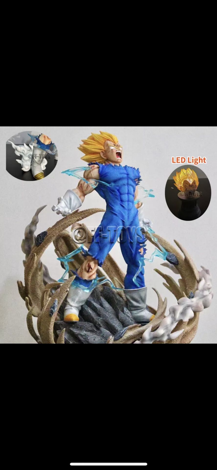 Dragon Ball Z GK Vegeta Figure Self-destruct Majin Vegeta Figurine