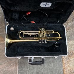 Trumpet With Case And Mouthpiece 