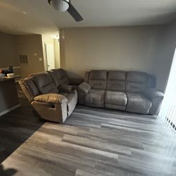 Love Seat And Couch
