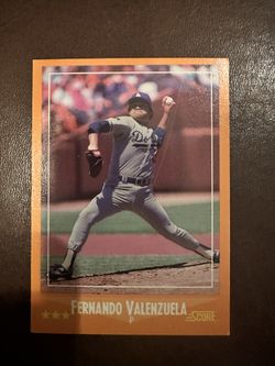1988 Score - #600 Fernando Valenzuela