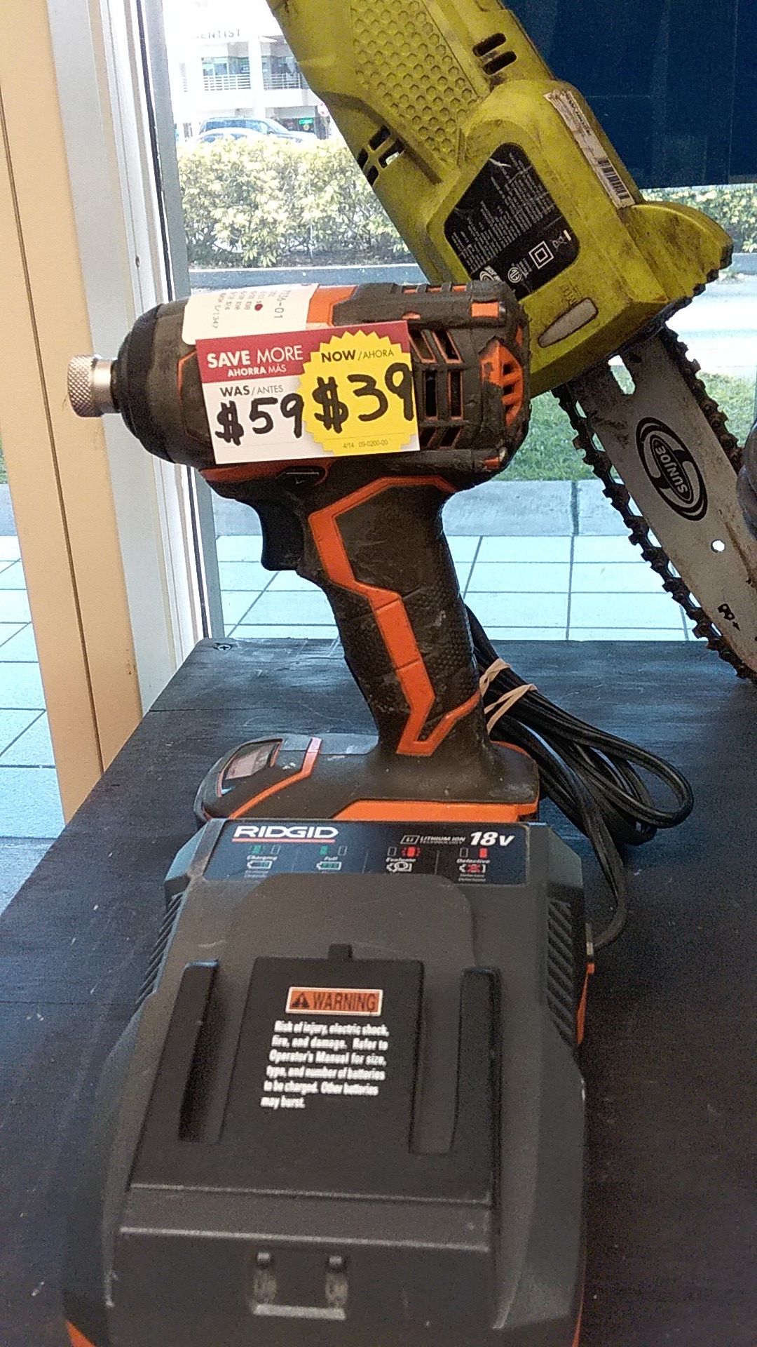 IMPACT DRILL RIDGE MODEL#R86034