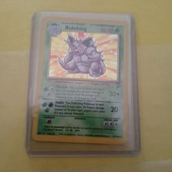 Holographic 1995 Base Set Nidoking Pokemon Cards Wotc