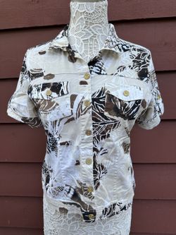 Onque Casuals Roll Tab Sleeve Button Up Shirt