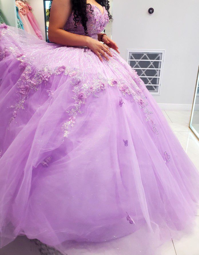 Quinceanera Dress Dancing queen (lilac)