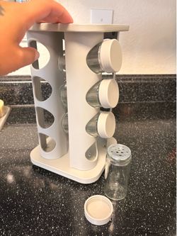 Lazy Susan Seasoning Rack