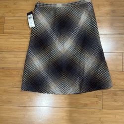 Wool Knee Length Skirt