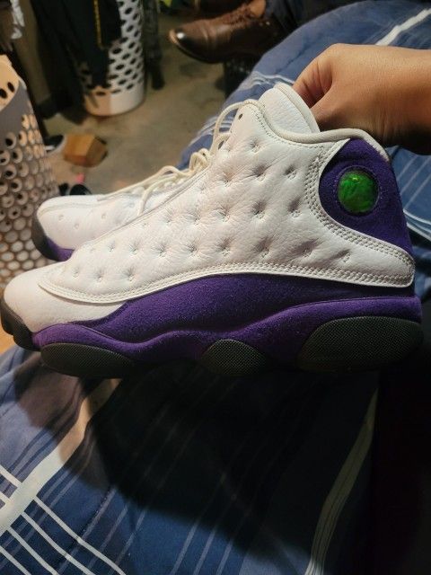 NIKE AIR JORDAN 13 RETRO LAKERS 9.5 