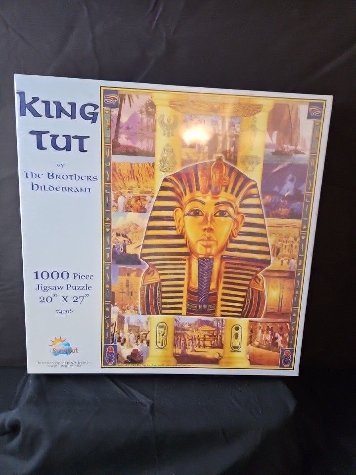 King Tut 1000 Piece Jigsaw Puzzle Factory Sealed