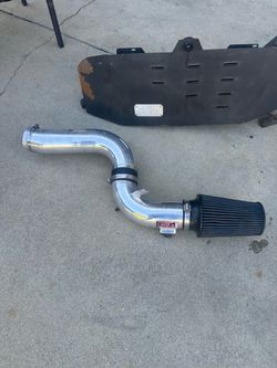 Injen cold air intake with heat shield and mass air flow sensor