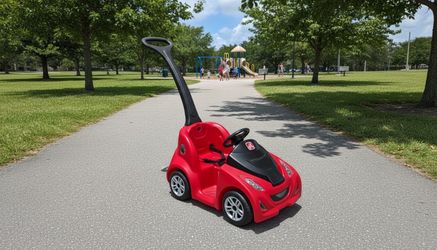 Step2 Push Around Red Buggy GT Kids Push Car W/ Seat Belt and Horn! Some cosmetic wear. Retails $54.99