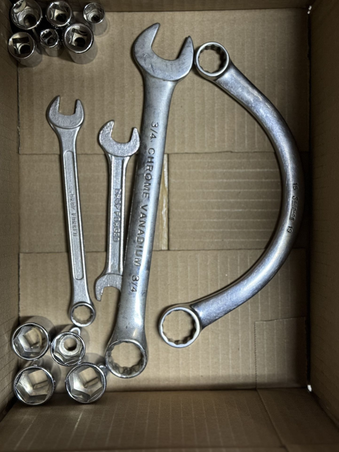 Snap On Half Moon Wrench & More 