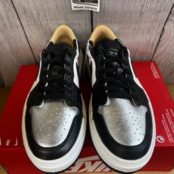 Jordan 1 Elevate Low Metallic Silver/Black/White Women's Shoe