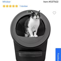 Litter-Robot® 5 by Whisker, Automatic, Self-Cleaning Cat Litter Box W/ App-Enabled Monitering