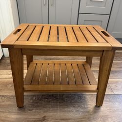 Teak Shower Bench