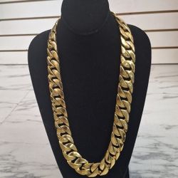 Big Huge Cuban Link Gold Chain 