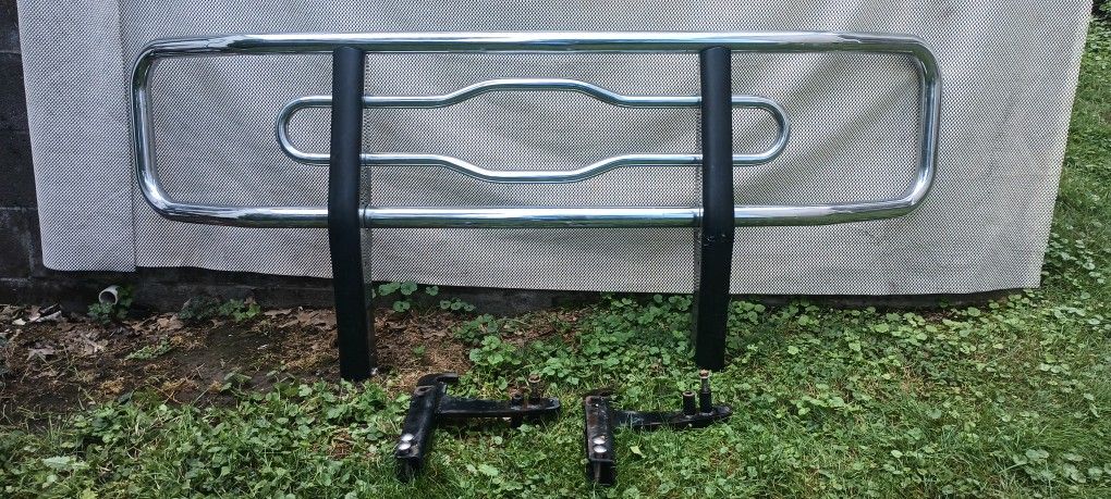 Heavy Duty Truck Front Chrome Brush Guard 